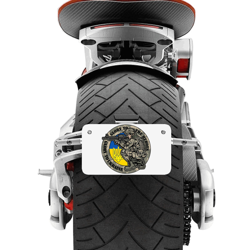 Sign Of The Army Motorcycle License Plate | Artistshot