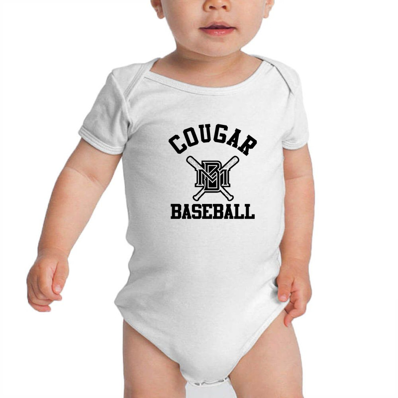 Cougar Baseball Baby Bodysuit by Kelly W Flores | Artistshot