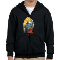 Dominaria United Stained Glass Karn Youth Zipper Hoodie | Artistshot