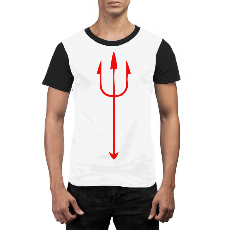 Devil,trident,merch,1 Graphic T-shirt | Artistshot