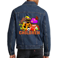 I Smell Children   Halloween Men Denim Jacket | Artistshot