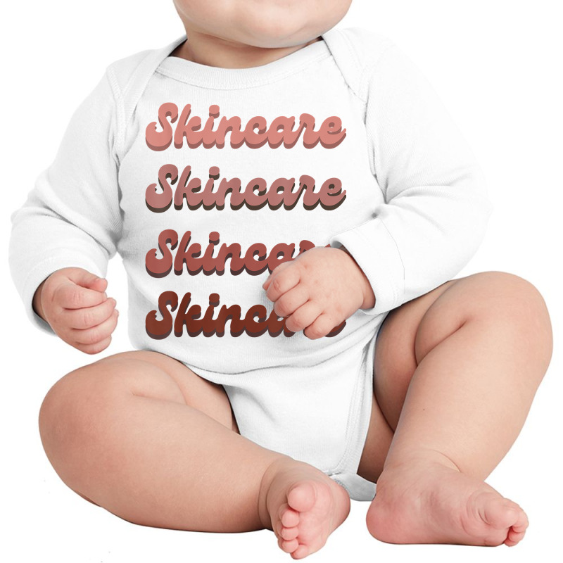 Skincare Skin Specialist Skin Esthetician Retro Sk Long Sleeve Baby Bodysuit | Artistshot