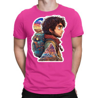 Into The Wild   Colorful Cartoon Outoor Adventures T-shirt | Artistshot