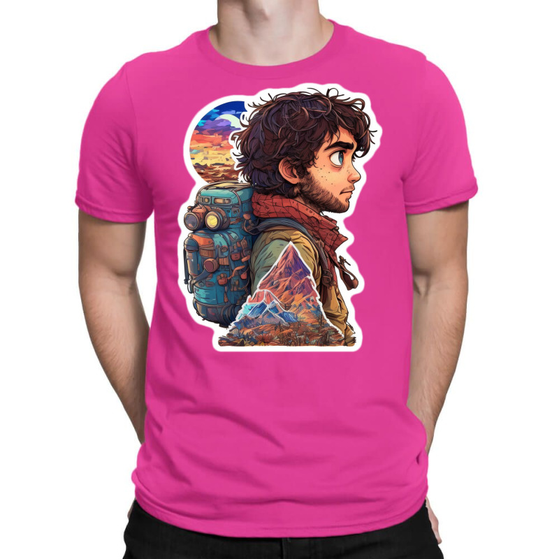 Into The Wild   Colorful Cartoon Outoor Adventures T-Shirt by dugreprudens | Artistshot