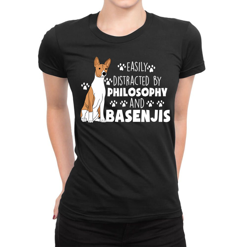 Philosophy And Basenjis Ladies Fitted T-Shirt by DonoArt | Artistshot