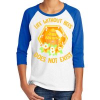 Beekeeper T  Shirt Beekeeper Honeycomb Beekeeping Honey Bee T  Shirt Youth 3/4 Sleeve | Artistshot