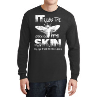 It Rubs The Lotion On Its Skin Long Sleeve Shirts | Artistshot