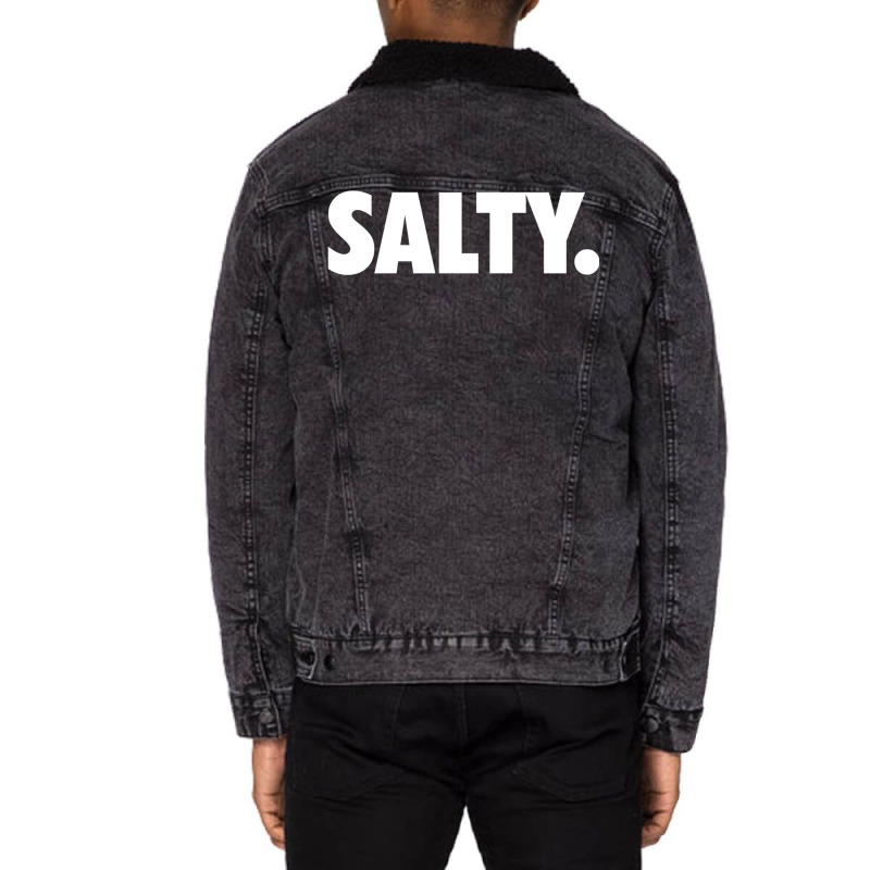 Salty. Unisex Sherpa-lined Denim Jacket | Artistshot