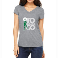 To Boldly Go Wherever She Pleases (light) Women's V-neck T-shirt | Artistshot