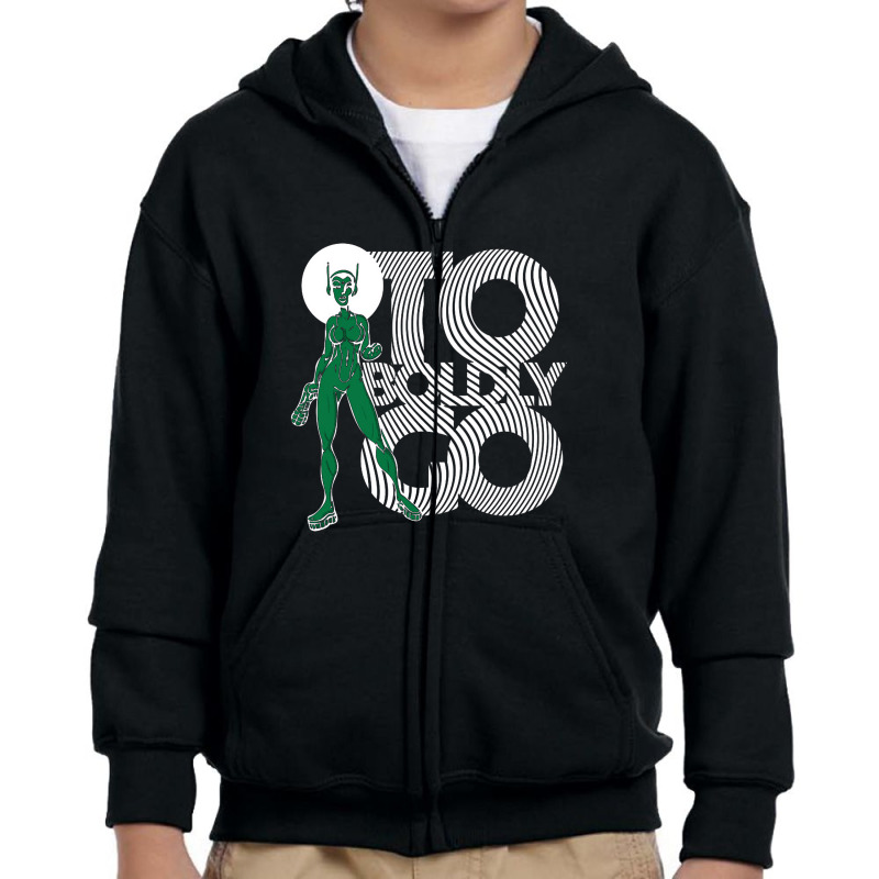 To Boldly Go Wherever She Pleases (light) Youth Zipper Hoodie by yangsekura | Artistshot