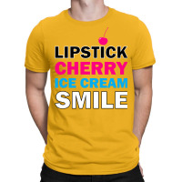 Lipstick Cherry Retro T-shirt | Artistshot