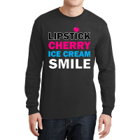 Lipstick Cherry Retro Long Sleeve Shirts | Artistshot