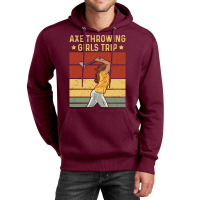 Axe Throwing Girls Trip Design For An Axe Throwing Unisex Hoodie | Artistshot