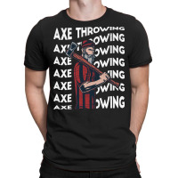 Axe Throwing Trending Red T-shirt | Artistshot