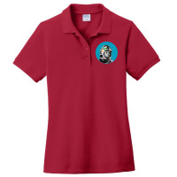 Crypto Benjamin  Cyber Space Astronaut Miner Ladies Polo Shirt | Artistshot