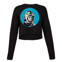 Crypto Benjamin  Cyber Space Astronaut Miner Cropped Sweater | Artistshot