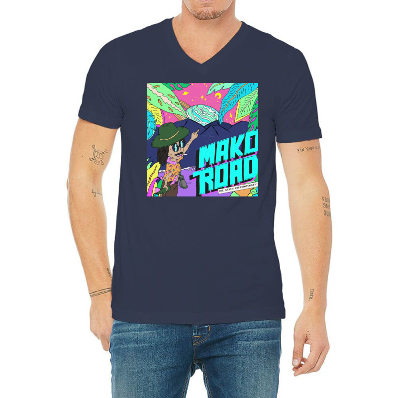 Mako Road V-Neck Tee by dallycoplina | Artistshot