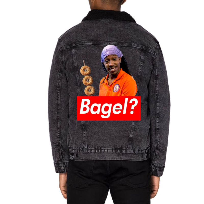 Wanna Buy A Bagel Unisex Sherpa-lined Denim Jacket | Artistshot