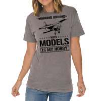 Hanging Around Model Airplane Travel Vintage T-shirt | Artistshot