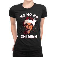 Christmas, Ho Chi Minh, Propaganda Communism, Gift Ladies Fitted T-shirt | Artistshot