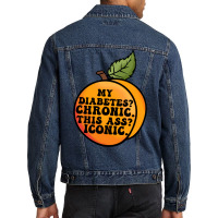 My Diabetes Chronic. Men Denim Jacket | Artistshot