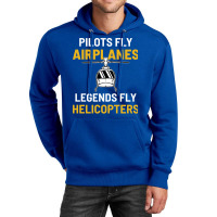 Helicopter Legend Airplane Pilot Aviation Aircraft Unisex Hoodie | Artistshot