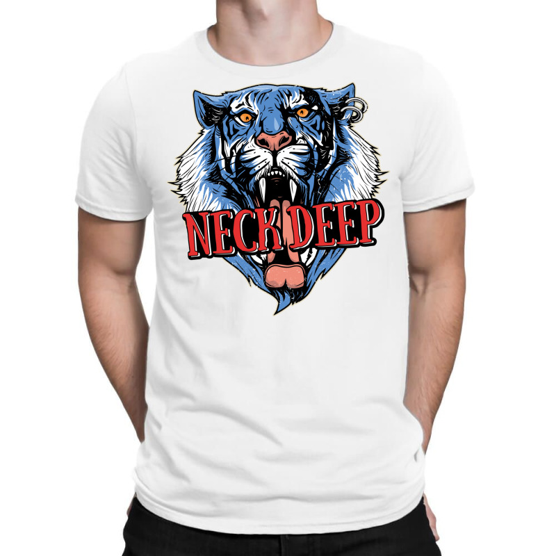 Neck Deep   Tiger T-Shirt by dallycoplina | Artistshot