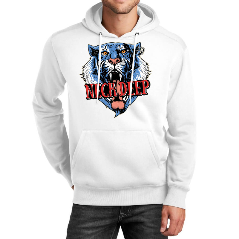 Neck Deep   Tiger Unisex Hoodie by dallycoplina | Artistshot