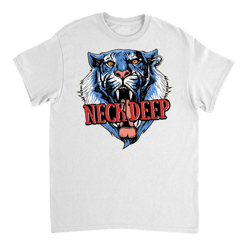 Neck Deep   Tiger Classic T-shirt by dallycoplina | Artistshot