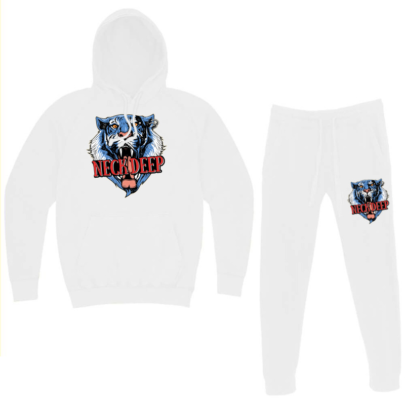 Neck Deep   Tiger Hoodie & Jogger set by dallycoplina | Artistshot