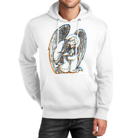 Zelator  Guardian Angel  Glitch Aesthetics Unisex Hoodie | Artistshot