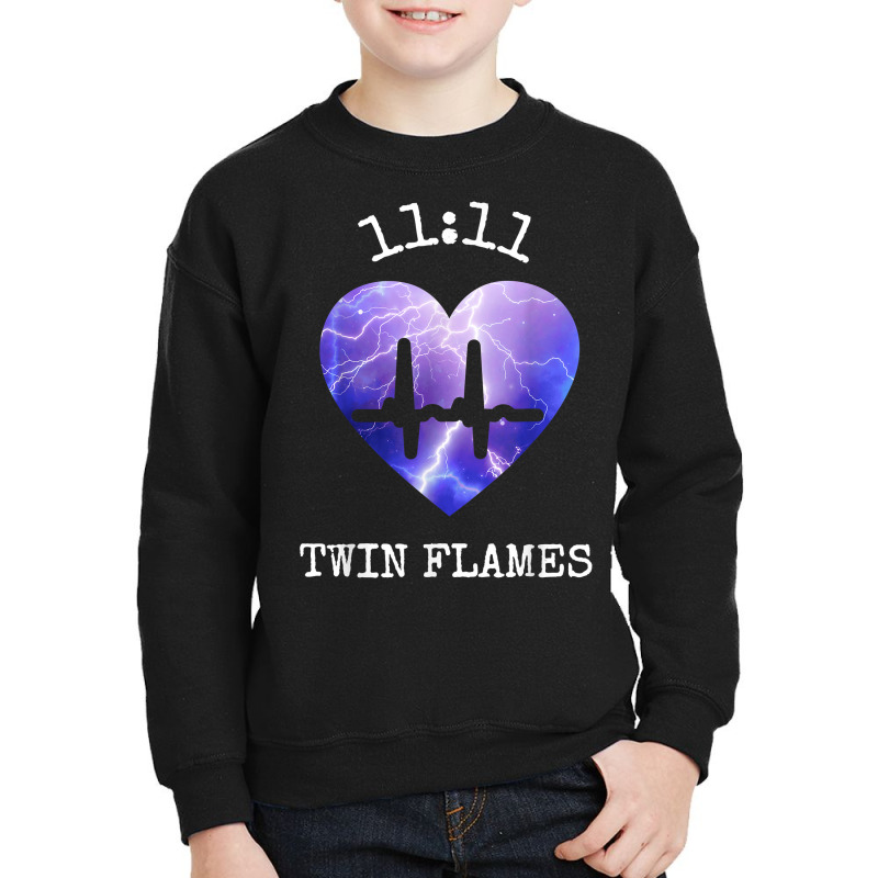 1111 Eleven Eleven Spiritual Twin Flames T Shirt Youth Sweatshirt | Artistshot