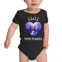 1111 Eleven Eleven Spiritual Twin Flames T Shirt Baby Bodysuit | Artistshot