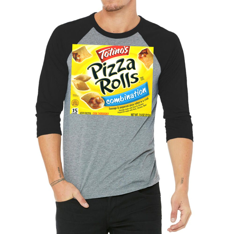 Pizza Rolls Combination 3/4 Sleeve Shirt by dallycoplina | Artistshot