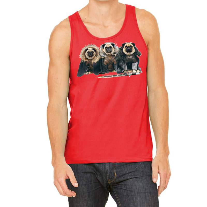 Pug Of Thrones Tank Top by dallycoplina | Artistshot