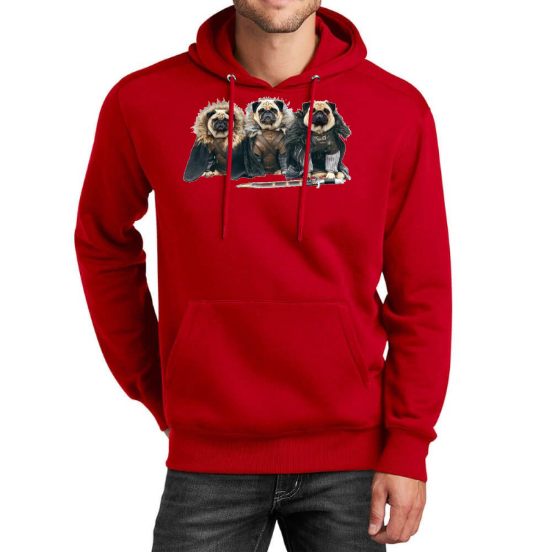 Pug Of Thrones Unisex Hoodie by dallycoplina | Artistshot