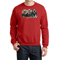 Pug Of Thrones Crewneck Sweatshirt | Artistshot