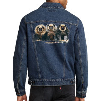 Pug Of Thrones Men Denim Jacket | Artistshot