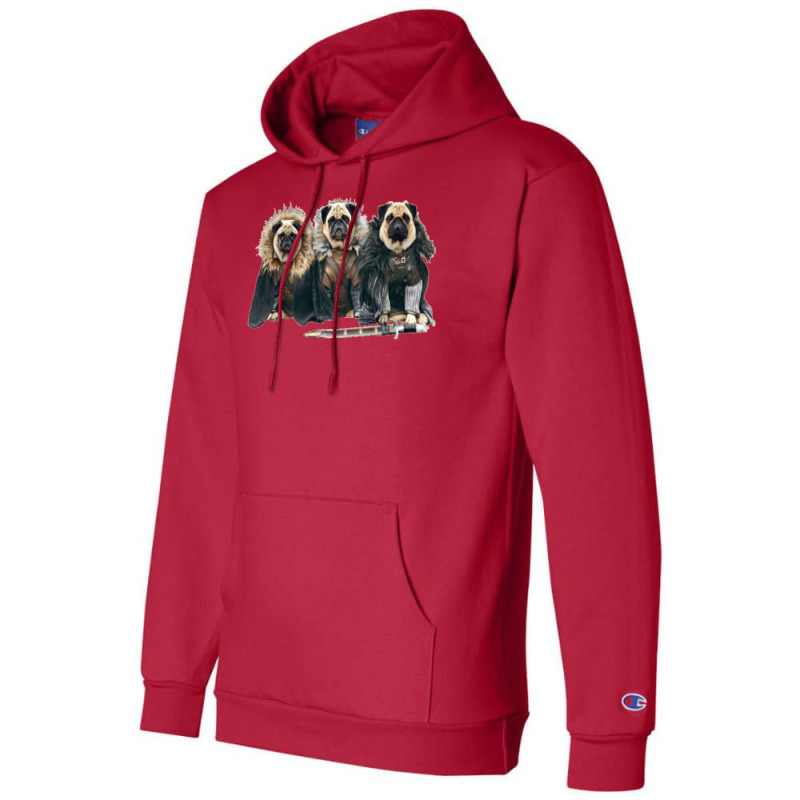 Pug Of Thrones Champion Hoodie by dallycoplina | Artistshot