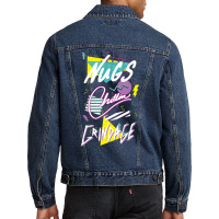 Encino Movies Man   Nugs Chillin' Grindage Men Denim Jacket | Artistshot