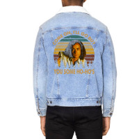 Encino Retro Comedy Films Man   Come On Unisex Sherpa-lined Denim Jacket | Artistshot