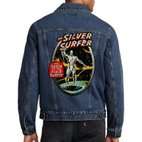 Silver Surf 1978 Cartoons Vintage Men Denim Jacket | Artistshot