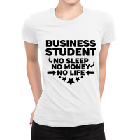 Business Student College Major T Shirt Ladies Fitted T-shirt | Artistshot