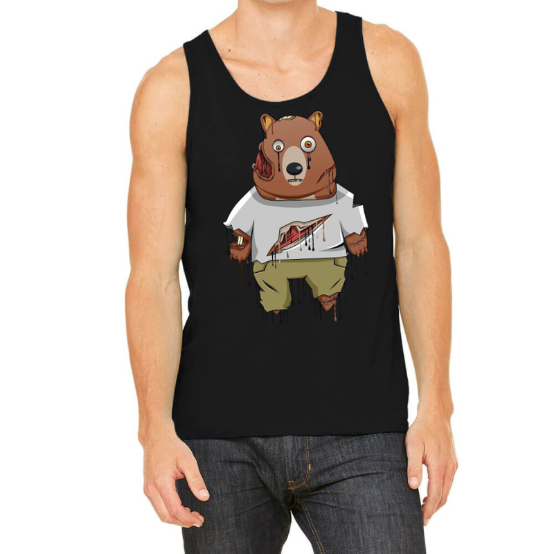 Hot Trend Dripping Zombie Bear Tank Top | Artistshot