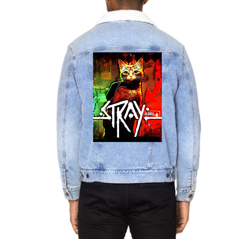 Stray Game1 Unisex Sherpa-Lined Denim Jacket by dallycoplina | Artistshot