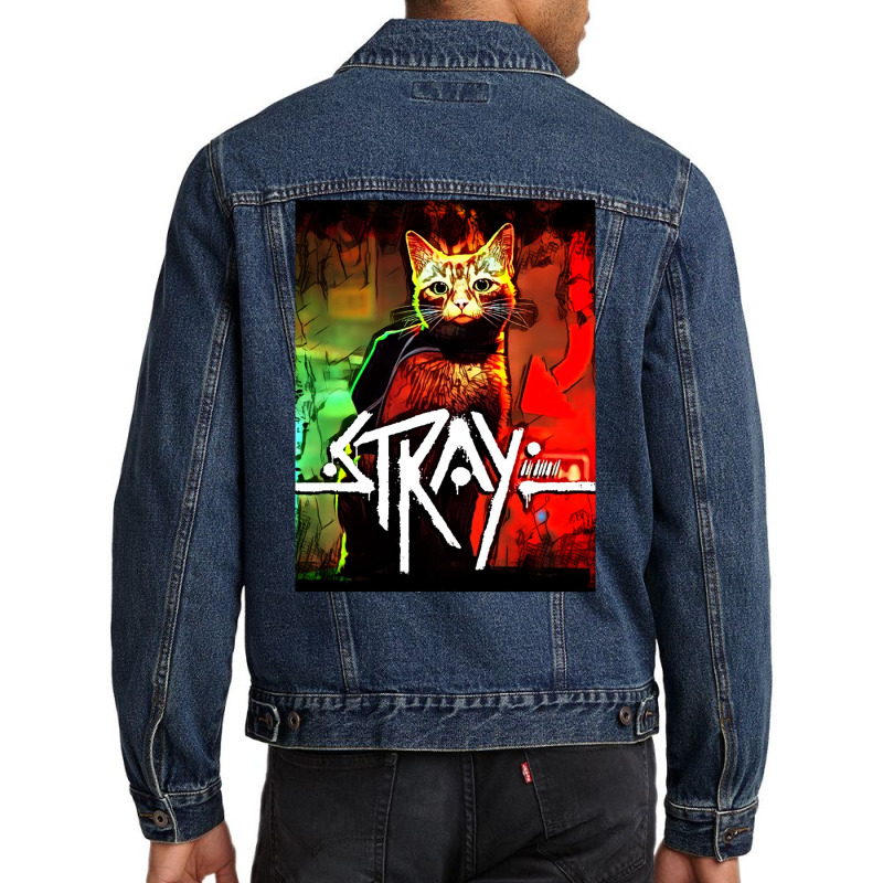 Stray Game1 Men Denim Jacket by dallycoplina | Artistshot