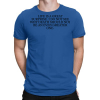 Vladimir Nabokov Quote Green T-shirt | Artistshot