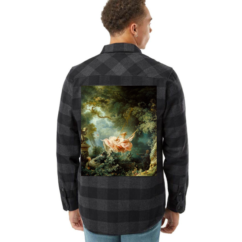 The Swing Jean Honore Fragonard Flannel Shirt by dallycoplina | Artistshot