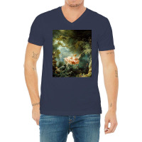 The Swing Jean Honore Fragonard V-neck Tee | Artistshot