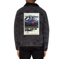 Planes Unisex Sherpa-lined Denim Jacket | Artistshot